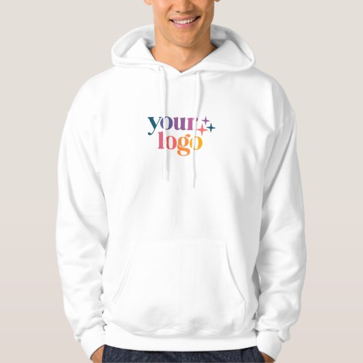 Einfaches Basis Custom-Logo Hoodie (Vorderseite)