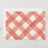 Einfaches Bauerngeld 1. Geburtstag Einladung (Rückseite)