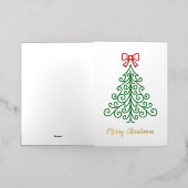 Einfaches Baum mit Bow Moderne Weihnachten (Äußere Ablage)