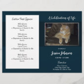 Einfaches Beerdigungsbudget (Vorderseite)