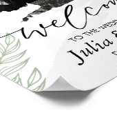 Einfaches Begrüßungspapier Poster (Ecke)