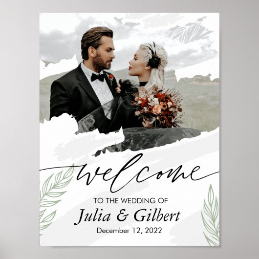 Einfaches Begrüßungspapier Poster (Vorne)