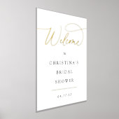 Einfaches Begrüßungsschreiben für ein Ereignis Foliendrucke (Ablage )