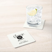 Einfaches Beifall für jedes Party der Altersversor Rechteckiger Pappuntersetzer (Vor Ort)