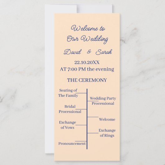 Einfaches Beige-Programm für benutzerdefinierte Ho (Vorderseite)