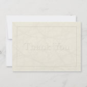 Einfaches Beileid 4 danken Ihnen flache Karten (Vorderseite)