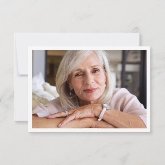 Einfaches Beileid Dankeskarte (Rückseite)