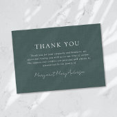 Einfaches Beileid von GrünLineneffekten Dankeskarte