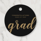 Einfaches Beileid zu den Grand Black Gold Gunst Ta Geschenkanhänger (Rückseite)