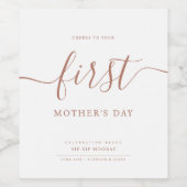 Einfaches Beileid zu Ihrem ersten Personalisierten Weinetikett (Einzelnes Label)