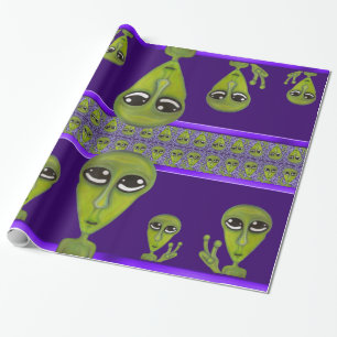 Einfaches Bein Grün Geschenkpapier