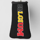 Einfaches Bekleidungsstück für moderne belgische F Golf Headcover (Rotieren 90)