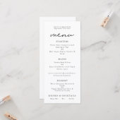 Einfaches, beliebiges Farbskriptmenü für Hochzeite Karte (Vorderseite/Rückseite Beispiel)