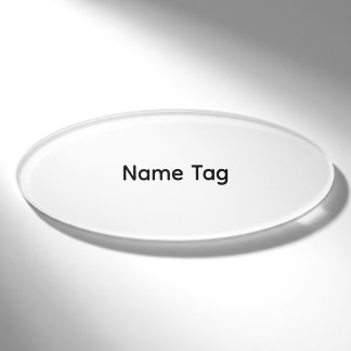 Einfaches Benutzerdefiniert | Namensschild Namenschild