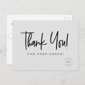 Einfaches, benutzerdefinierter Coupon-Code Postkarte (Vorne/Hinten)