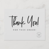 Einfaches, benutzerdefinierter Coupon-Code Postkarte (Vorderseite)