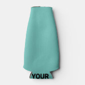 einfaches benutzerdefiniertes BLACK mandala Monogr Flaschenkühler (Vorderseite)