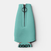 einfaches benutzerdefiniertes BLACK mandala Monogr Flaschenkühler (Rückseite)