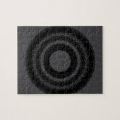 einfaches benutzerdefiniertes BLACK mandala Monogr Puzzle (Horizontal)