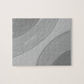 einfaches benutzerdefiniertes BLACK mandala Monogr Puzzle (Horizontal)