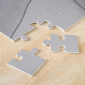 einfaches benutzerdefiniertes BLACK mandala Monogr Puzzle (Seite)