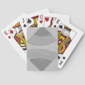 einfaches benutzerdefiniertes BLACK mandala Monogr Spielkarten (Rückseite)