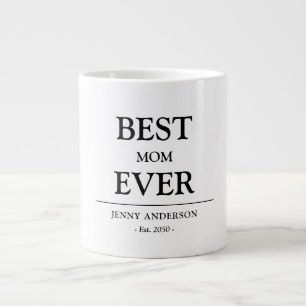 Einfaches benutzerdefiniertes Design Beste Mama Al Jumbo-Tasse