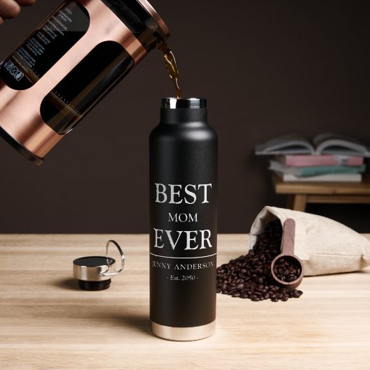 Einfaches benutzerdefiniertes Design Beste Mama Al Trinkflasche (Kaffee (gedreht))