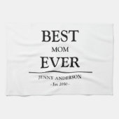 Einfaches benutzerdefiniertes Design Beste Mutter Geschirrtuch (Horizontal)