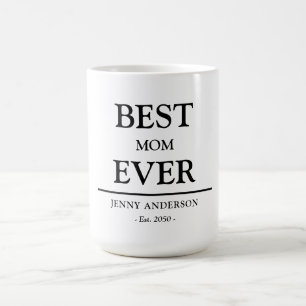 Einfaches benutzerdefiniertes Design Beste Mutter Kaffeetasse