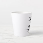 Einfaches benutzerdefiniertes Design Beste Mutter  Milchtasse (Vorderseite)