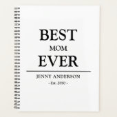 Einfaches benutzerdefiniertes Design Beste Mutter Planer (Vorderseite)