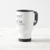 Einfaches benutzerdefiniertes Design Beste Mutter Reisebecher (VorderseiteRechts)