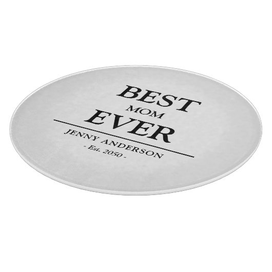 Einfaches benutzerdefiniertes Design Beste Mutter, Schneidebrett (Ecke)