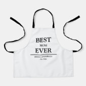 Einfaches benutzerdefiniertes Design Beste Mutter Schürze (Vorderseite)