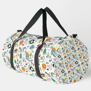 Einfaches benutzerdefiniertes Design Kinderzeichnu Duffle Bag