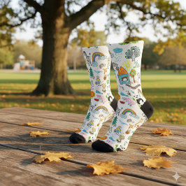 Einfaches benutzerdefiniertes Design Kinderzeichnu Socken