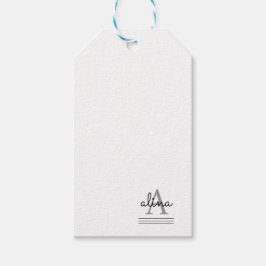 Einfaches benutzerdefiniertes Design Personalisier Geschenkanhänger