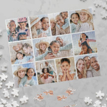 Einfaches benutzerdefiniertes Familien-Foto-Collag