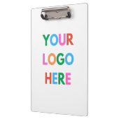 Einfaches, benutzerdefiniertes Firmenlogo Klemmbrett (Links)