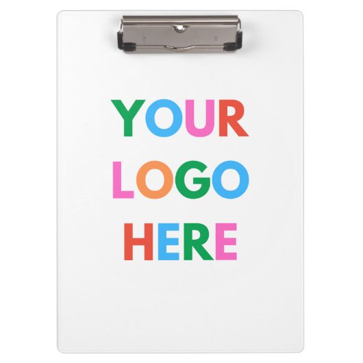 Einfaches, benutzerdefiniertes Firmenlogo Klemmbrett (Vorderseite)