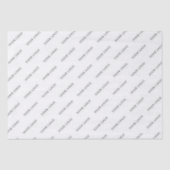 Einfaches, benutzerdefiniertes Firmenlogo Seidenpapier (Vorderseite)