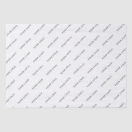 Einfaches, benutzerdefiniertes Firmenlogo Seidenpapier