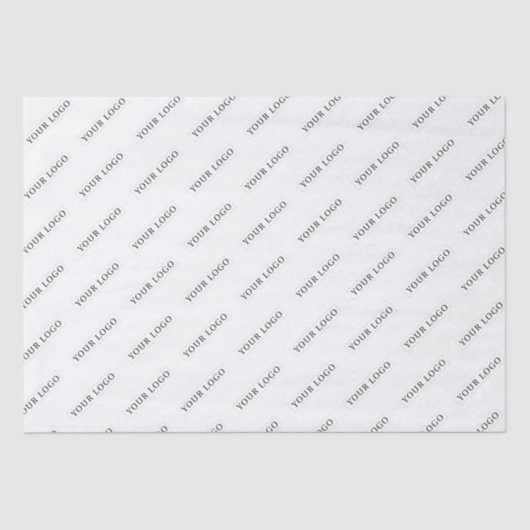 Einfaches, benutzerdefiniertes Firmenlogo Seidenpapier (Vorderseite)