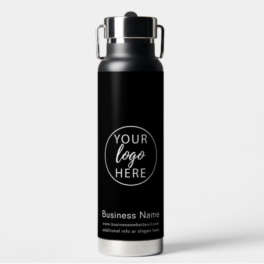 Einfaches benutzerdefiniertes Firmenlogo Trinkflasche (Vorderseite)
