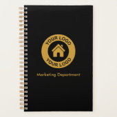 Einfaches benutzerdefiniertes Firmenlogo und Textw Planer (Vorderseite)