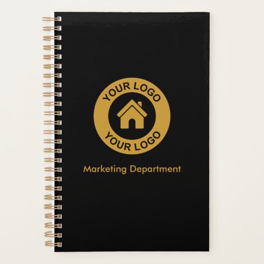 Einfaches benutzerdefiniertes Firmenlogo und Textw Planer (Vorderseite)