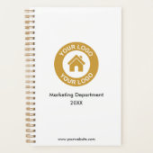 Einfaches benutzerdefiniertes Firmenlogo und Textw Planer (Vorderseite)