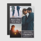 Einfaches benutzerdefiniertes Foto Ändern Sie unse Magneteinladung (Vorne/Hinten)