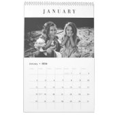 Einfaches, benutzerdefiniertes Foto Kalender (Jan 2026)